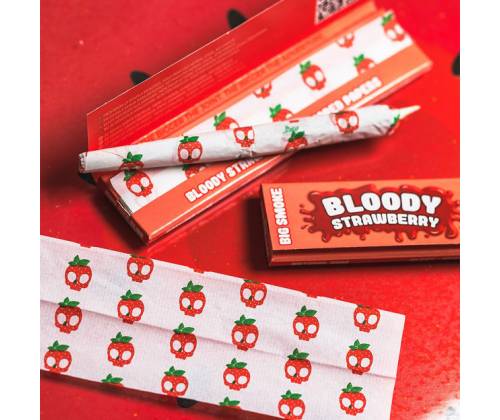 Lion Rolling Circus Χαρτάκια 32φ. King Size - Φράουλα (Bloody Strawberry) - Τιμή: 2,10€