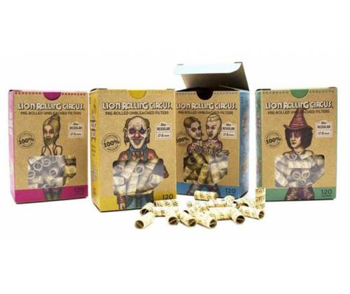 Lion Rolling Circus Tips Τζιβάνα Unbleached - Προτυλιγμένη 120τεμ. - Τιμή: 3,90€