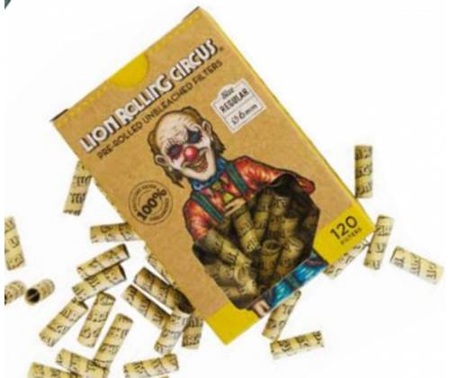 Lion Rolling Circus Tips Τζιβάνα Unbleached - Προτυλιγμένη 120τεμ. - Τιμή: 3,90€
