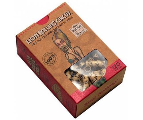 Lion Rolling Circus Tips Τζιβάνα Unbleached - Προτυλιγμένη 120τεμ. - Τιμή: 3,90€