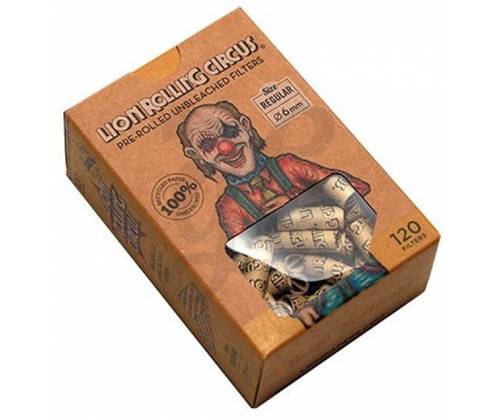 Lion Rolling Circus Tips Τζιβάνα Unbleached - Προτυλιγμένη 120τεμ. - Τιμή: 3,90€