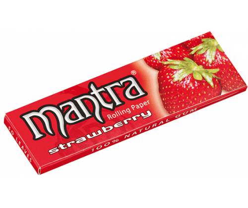 Mantra Χαρτάκια - Φράουλα - 1¼ - Τιμή: 1,59€