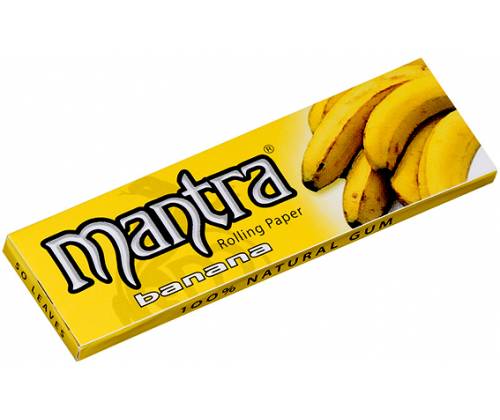 Mantra Flavored Rolling Papers - Banana - 1¼ -  Price: 1,59€