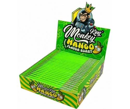 Monkey King King Size Slim Rolling Papers - Mango - Price: 1,50€