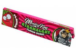 Monkey King Paper King Size Slim - Strawberry