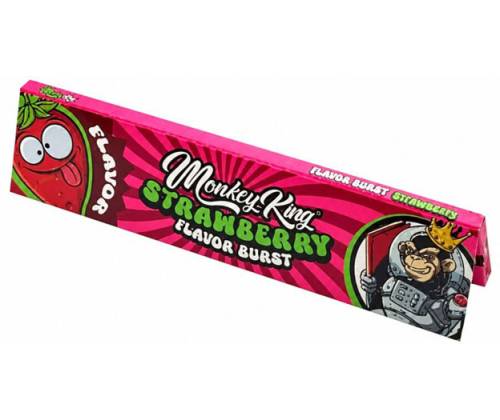 Monkey King Paper King Size Slim - Strawberry - Price: 1,50€