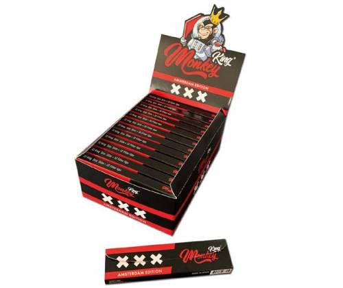 Monkey King Χαρτάκια - Amsterdam King Size Slim με Τζιβάνα -  Price: 1,85€