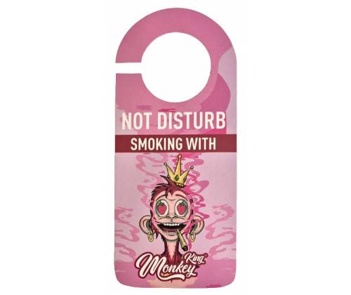 Monkey King Do Not Disturb - Pink (21x9cm) - Τιμή: 1,10€