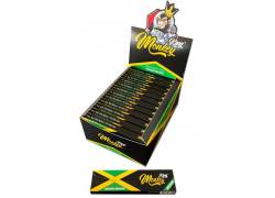 Monkey King Χαρτάκια Ακατέργαστο - Jamaica King Size Slim με Τζιβάνα