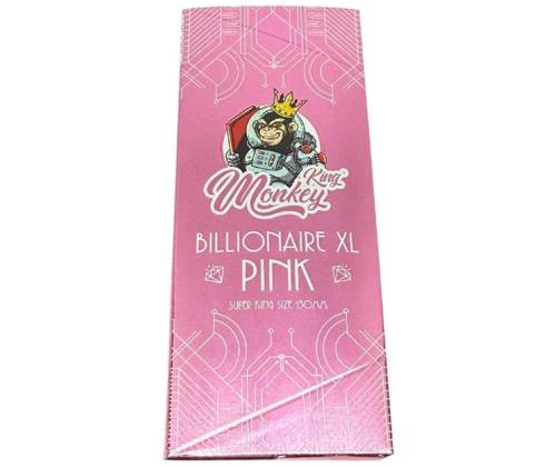 Monkey King Χαρτάκια Billionaire Pink - King Size Slim με Τζιβάνα - Τιμή: 2,50€