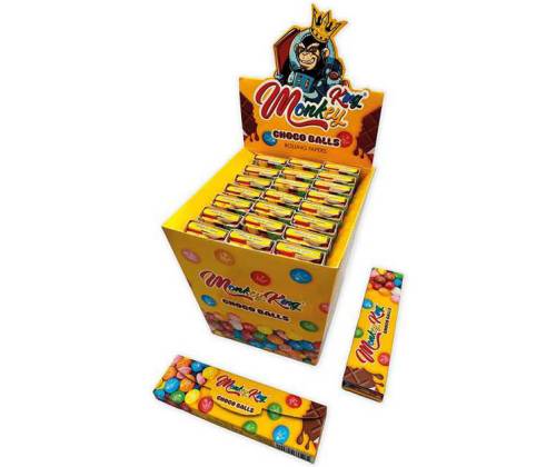Monkey King Χαρτάκια Choco Balls - King Size Slim με Τζιβάνα - Τιμή: 2,20€