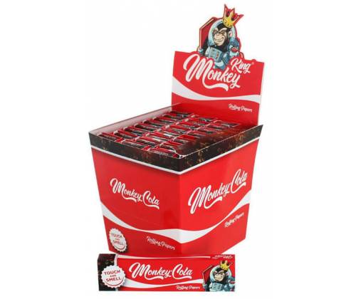 Monkey King Χαρτάκια Red Cola - King Size Slim με Τζιβάνα 32φ. - Τιμή: 2,20€