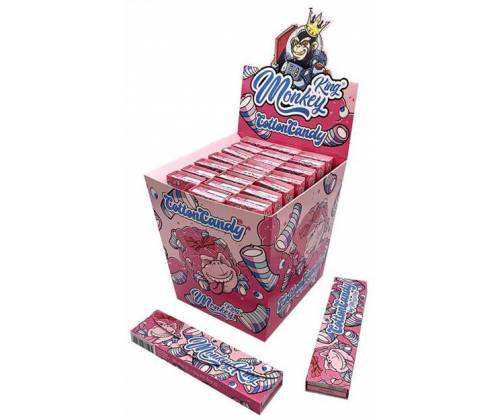 Monkey King Χαρτάκια Cotton Candy - King Size Slim με Τζιβάνα 32φ. - Τιμή: 2,20€