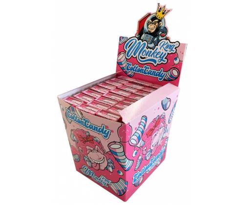 Monkey King Χαρτάκια Cotton Candy - King Size Slim με Τζιβάνα 32φ. - Τιμή: 2,20€