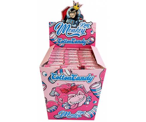 Monkey King Χαρτάκια Cotton Candy - King Size Slim με Τζιβάνα 32φ. - Τιμή: 2,20€