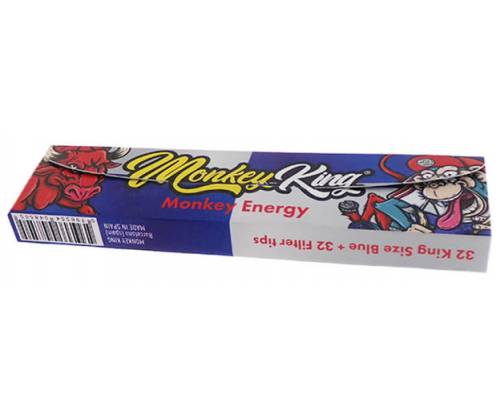 Monkey King Χαρτάκια Energy - King Size Slim με Τζιβάνα - Τιμή: 2,20€