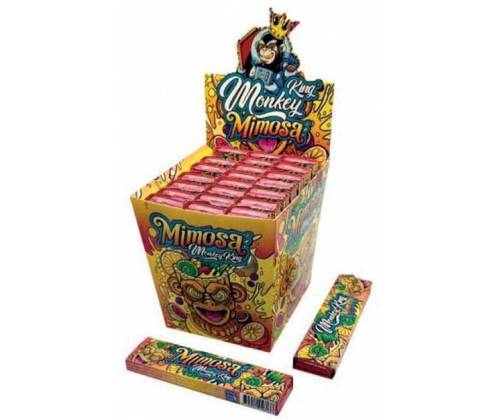 Monkey King Rolling Papers Mimosa - King Size Slim with Tips -  Price: 2,20€