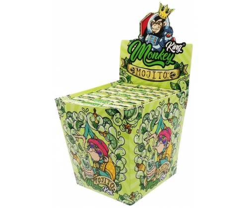 Monkey King Χαρτάκια Mojito - King Size Slim με Τζιβάνα - Τιμή: 2,20€