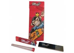 Monkey King Χαρτάκια Σετ 32φ. με Τζιβάνες και Κύλινδρο Αποθήκευσης - Κόκκινο