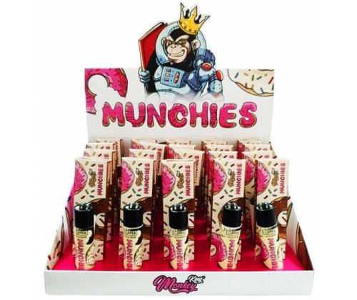 Monkey King Χαρτάκια Ακατέργαστο - Munchies King Size Slim με Τζιβάνα & Αναπτήρας Clipper Munchies - Τιμή: 3,90€