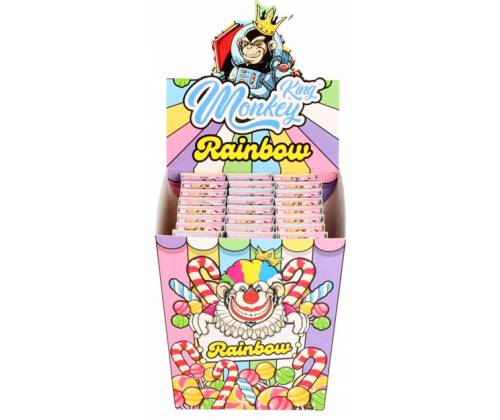 Monkey King Rolling Papers Rainbow - King Size Slim with Tips 32f. -  Price: 2,20€