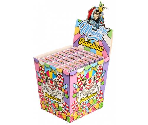 Monkey King Rolling Papers Rainbow - King Size Slim with Tips 32f. -  Price: 2,20€
