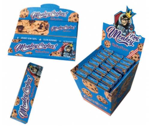 Monkey King Χαρτάκια Cookies - King Size Slim με Τζιβάνα 32φ. - Τιμή: 2,20€