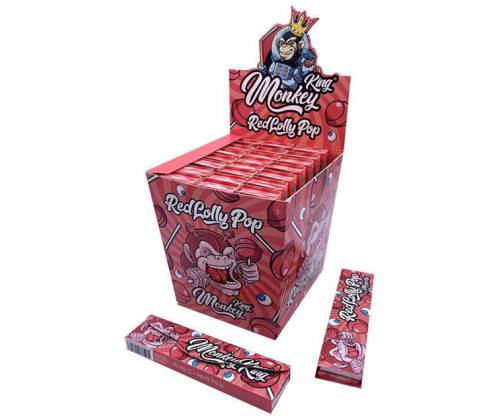 Monkey King Χαρτάκια Lollypop  - King Size Slim με Τζιβάνα 32φ. - Τιμή: 2,20€