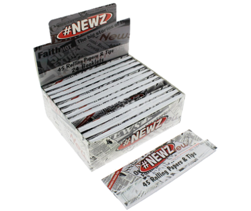Newz Rolling Papers KS Slim 12cm + 45 Tips -  Price: 1,40€