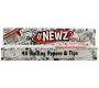 Newz Rolling Papers KS Slim 12cm + 45 Tips -  Price: 1,40€