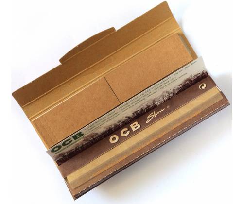 OCB Unbleached Χαρτάκια - Ακατέργαστο - King Size Slim με Τζιβάνες 32τεμ. - Τιμή: 31,42€