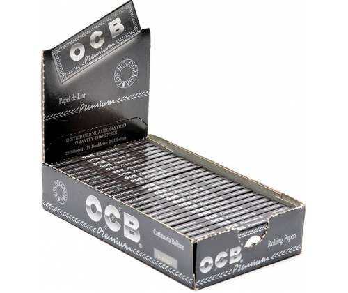 OCB Premium Χαρτάκια - Μαύρο - 1¼ 25τεμ. - Τιμή: 9,92€