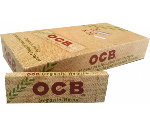 OCB Χαρτάκια - Organic Hemp 25τεμ. - Τιμή: 6,94€