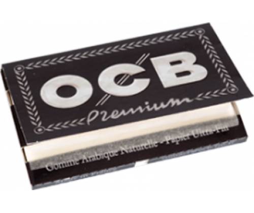 OCB Premium Χαρτάκια - Double - Μαύρο - Τιμή: 0,50€