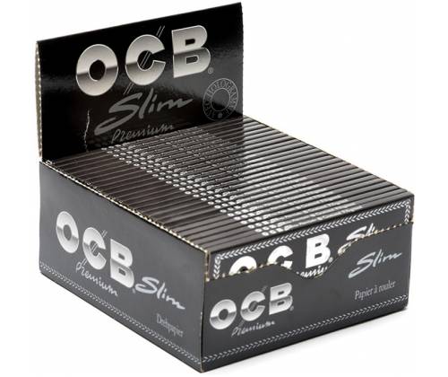 OCB Premium Χαρτάκια - Μαύρο - King Size Slim 50τεμ. - Τιμή: 34,72€