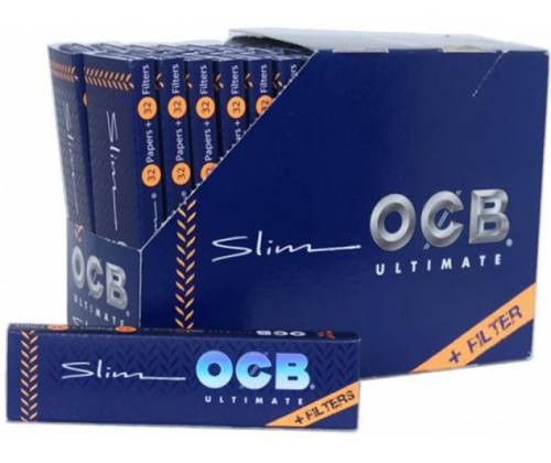 OCB Χαρτάκια - Ultimate - King Size Slim με Τζιβάνες 32τεμ. - Τιμή: 31,42€