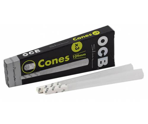 OCB Cone Κώνος Premium Slim x3 Pocket - King Size -  Price: 1,10€