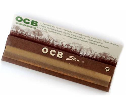 OCB Unbleached Χαρτάκια - Ακατέργαστο - King Size Slim - Τιμή: 0,68€