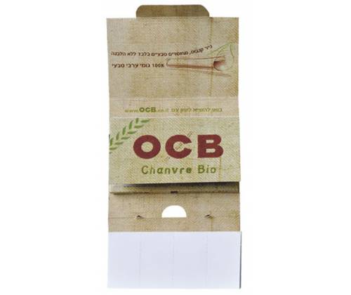 OCB Χαρτάκια Organic Hemp Double + Tips - Τιμή: 1,20€