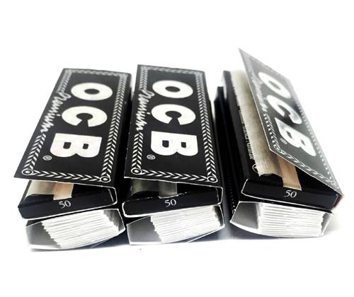 OCB Premium Χαρτάκια - Μαύρο - 1¼ με Τζιβάνες 24τεμ. - Τιμή: 19,20€