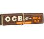 OCB Unbleached Χαρτάκια Roll Kit - Ακατέργαστο - King Size Slim με Τζιβάνες και Δισκάκι 20τεμ. - Τιμή: 37,00€