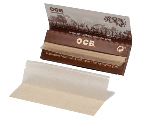 OCB Χαρτάκια - Unbleached Ακατέργαστο 50φ. - 1¼ - 25τεμ. - Τιμή: 15,75€