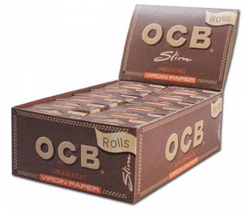 OCB Premium Rolls Ρολό Slim - 4 Μέτρα Ακατέργαστο - Τιμή: 1,45€