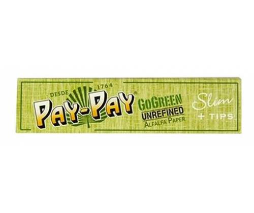 PayPay GoGreen Χαρτάκια - KS Slim + Tips 24τεμ. - Τιμή: 38,40€