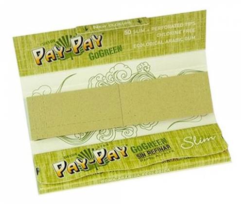 PayPay GoGreen Χαρτάκια - KS Slim + Tips 24τεμ. - Τιμή: 38,40€