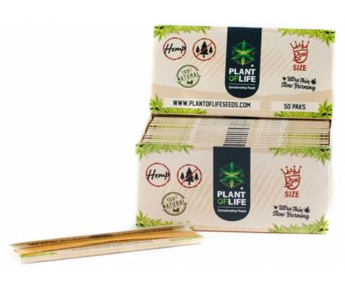 Plant of Life Χαρτάκια - Ακατέργαστο Hemp King Size Slim - Τιμή: 0,65€