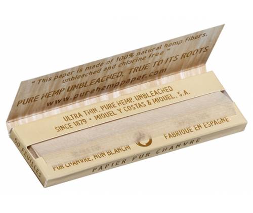 Pure Hemp Unbleached Χαρτάκια - Ακατέργαστο - Single Wide 50τεμ. - Τιμή: 13,89€
