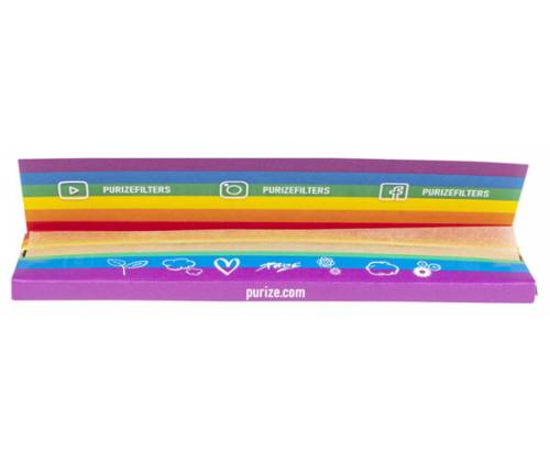 Purize Χαρτάκια Ακατέργαστο - «We Love Diversity»  King Size Slim 32φ. - Τιμή: 1,30€