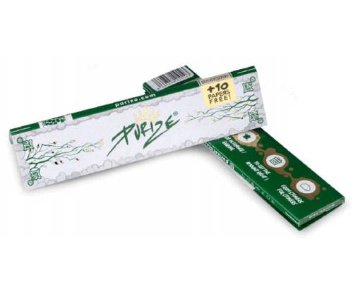 Purize Χαρτάκια Ακατέργαστο - Brown King Size Slim 32+10φ. - Τιμή: 1,30€