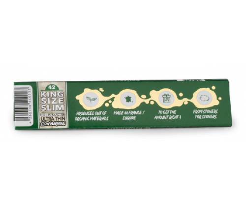 Purize Χαρτάκια Ακατέργαστο - Brown King Size Slim 32+10φ. - Τιμή: 1,30€